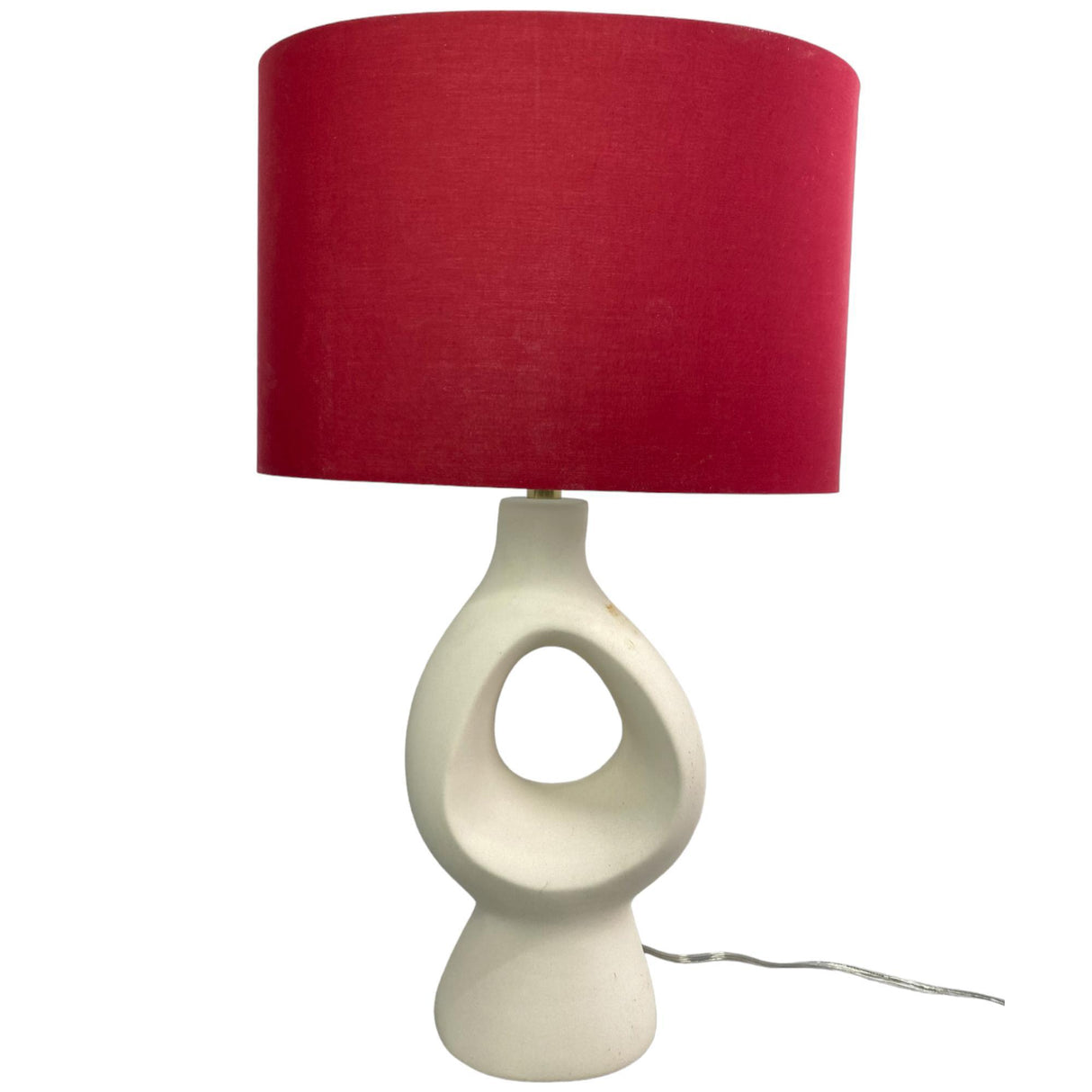 SCARLET RED LAMP 40.5 X 25.5 X 66  CM