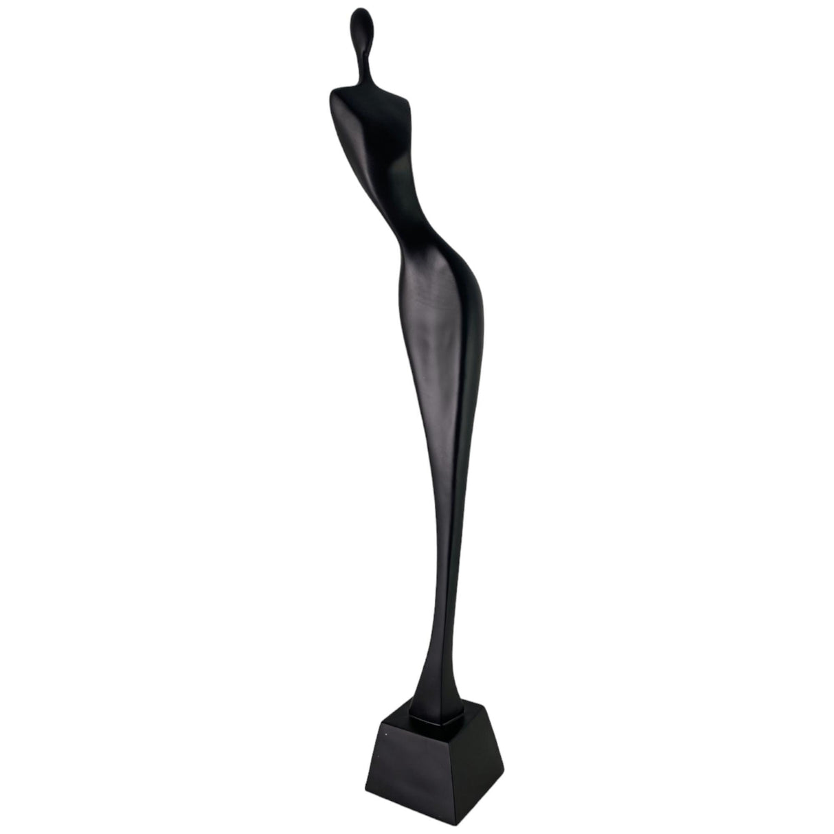 CEBRON BLACK SCULPTURE 11 X 11 X 74.5 CM