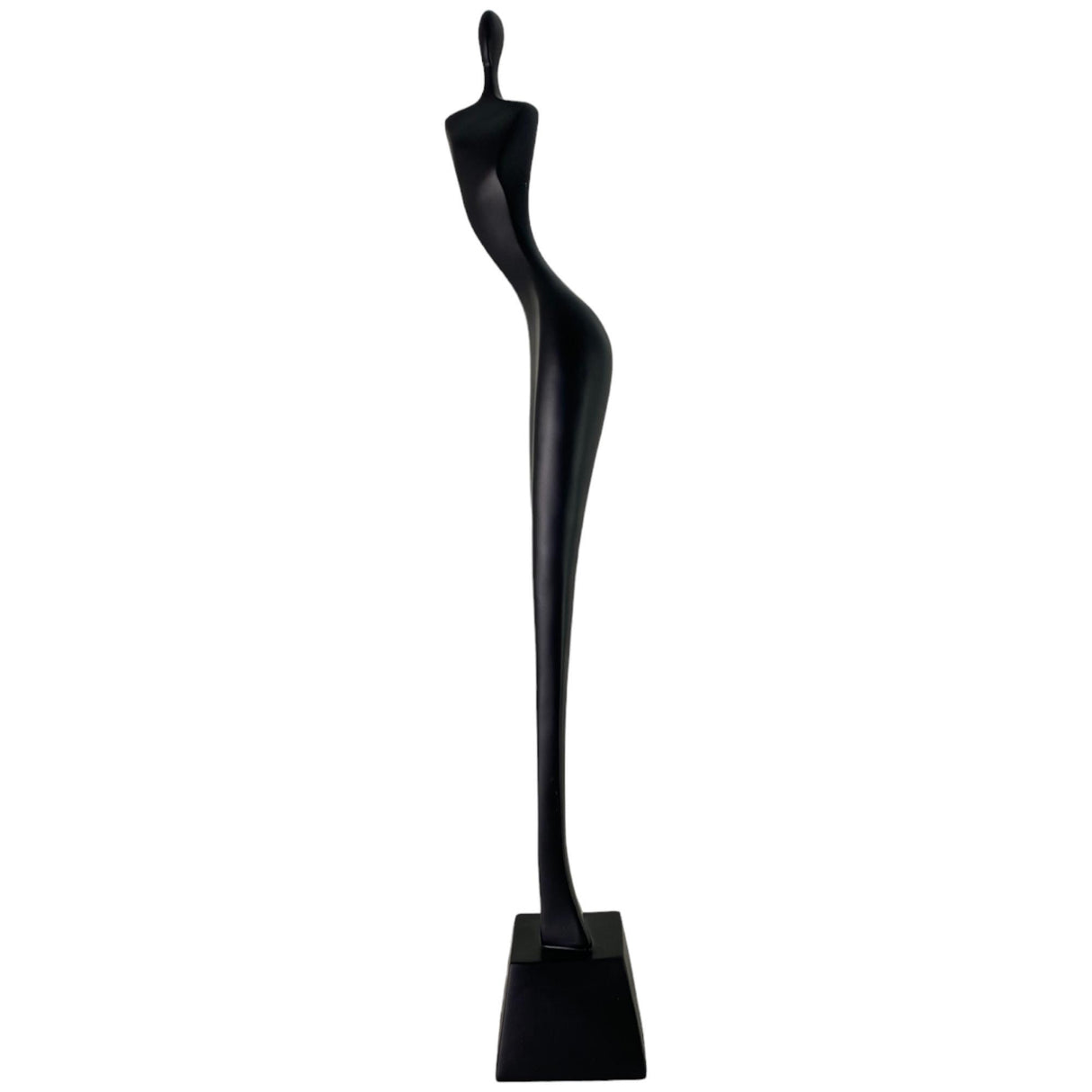 CEBRON BLACK SCULPTURE 11 X 11 X 74.5 CM