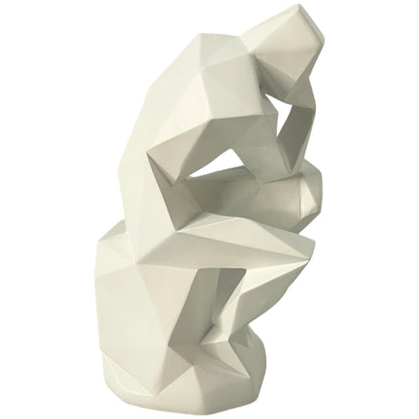 CEBRON WHITE SCULPTURE 13.8 X 17 X 26.8  CM