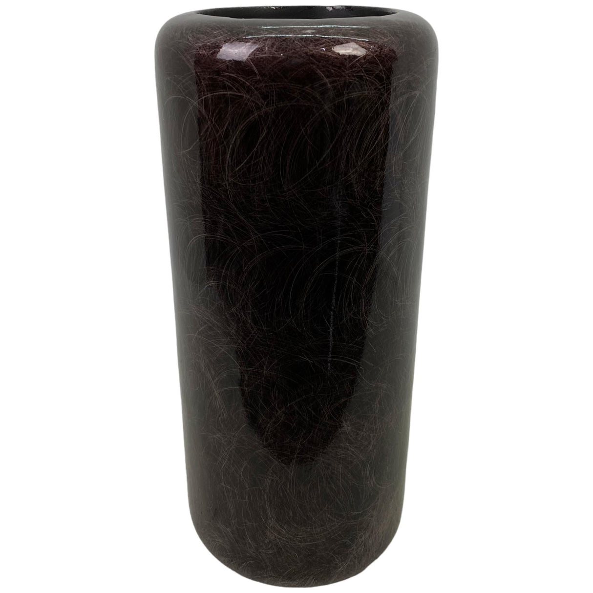 CEBRON BLACK PLANTER 35.5 X 35.5 X 81  CM