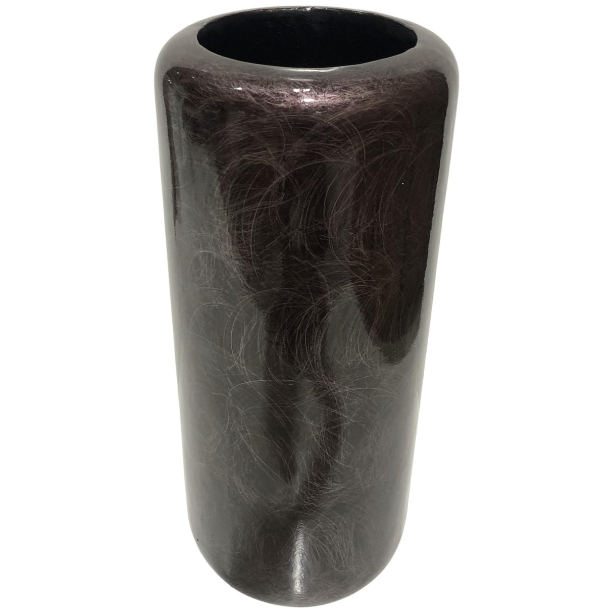 CEBRON BLACK PLANTER 35.5 X 35.5 X 81  CM