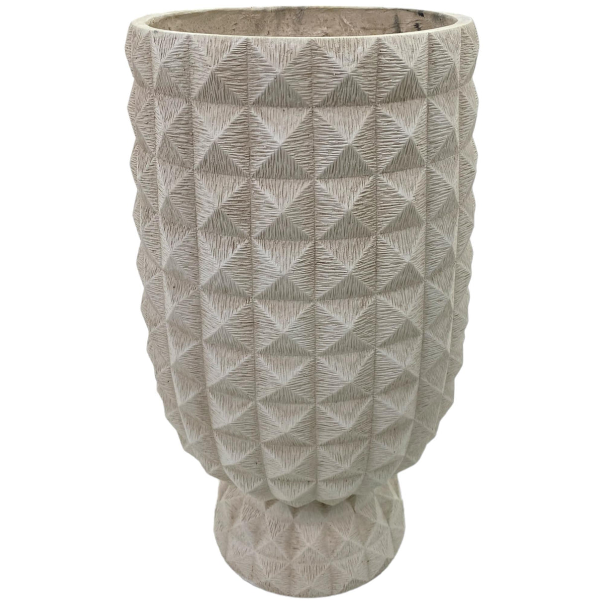 NATURALLY BOHO BROWN PLANTER 32 X 32 X 61 CM