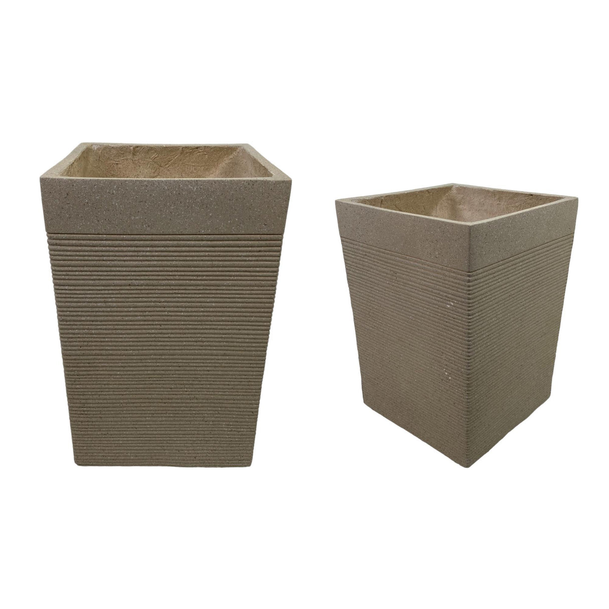 NATURALLY BOHO BROWN PLANTER 33 X 33 X 54  CM