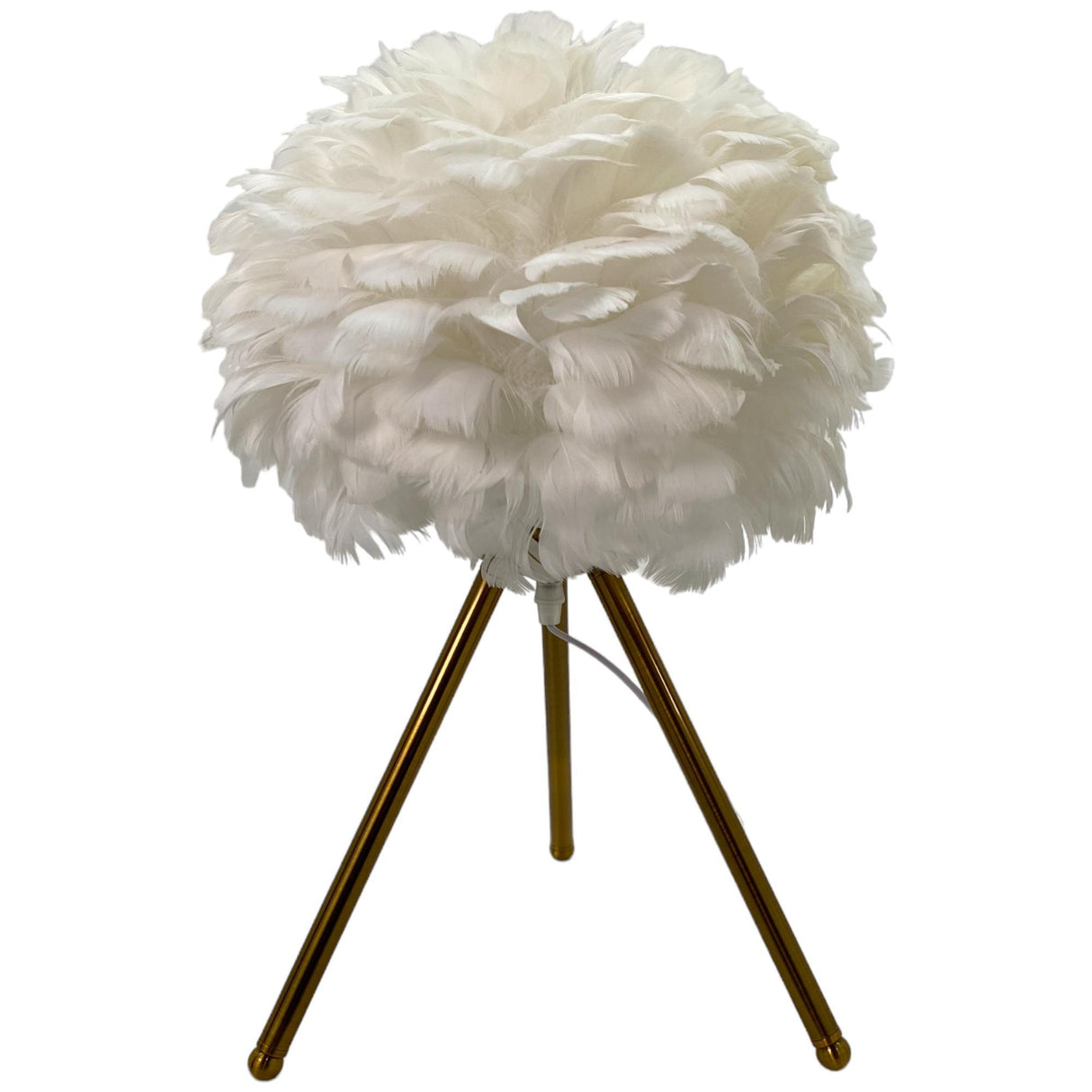 BOMBAY LUXE WHITE LAMP 30 X 30 X 47 CM