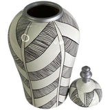 SILVERY GOLD SILVER URN 16 X 16 X 33  CM