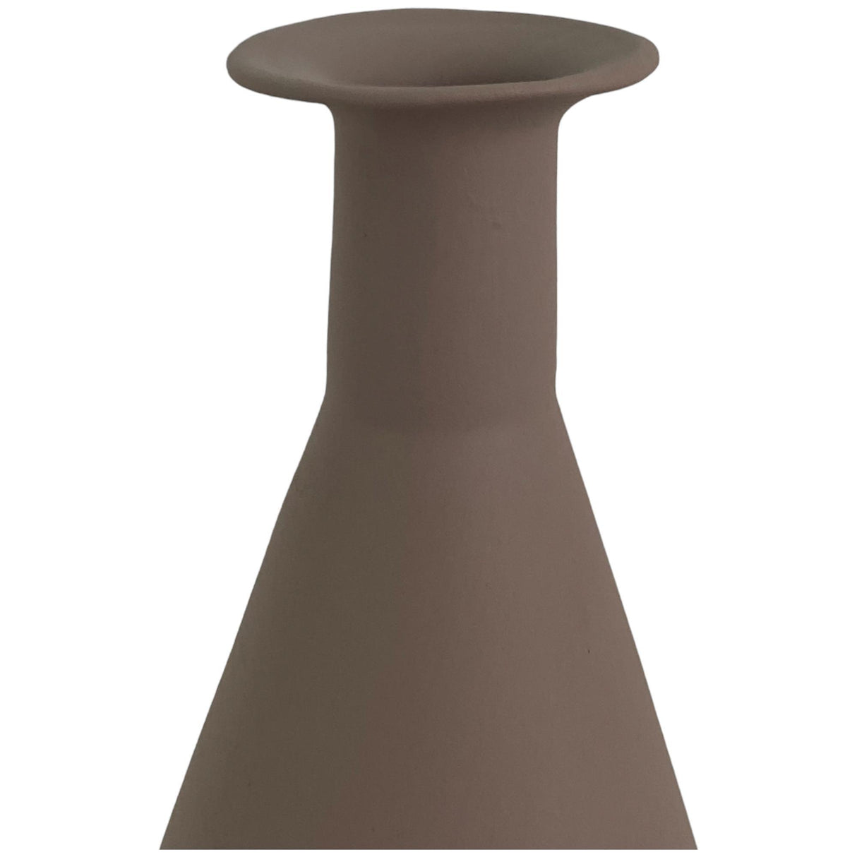 CEBRON BEIGE VASE 12 X 12 X 27 CM