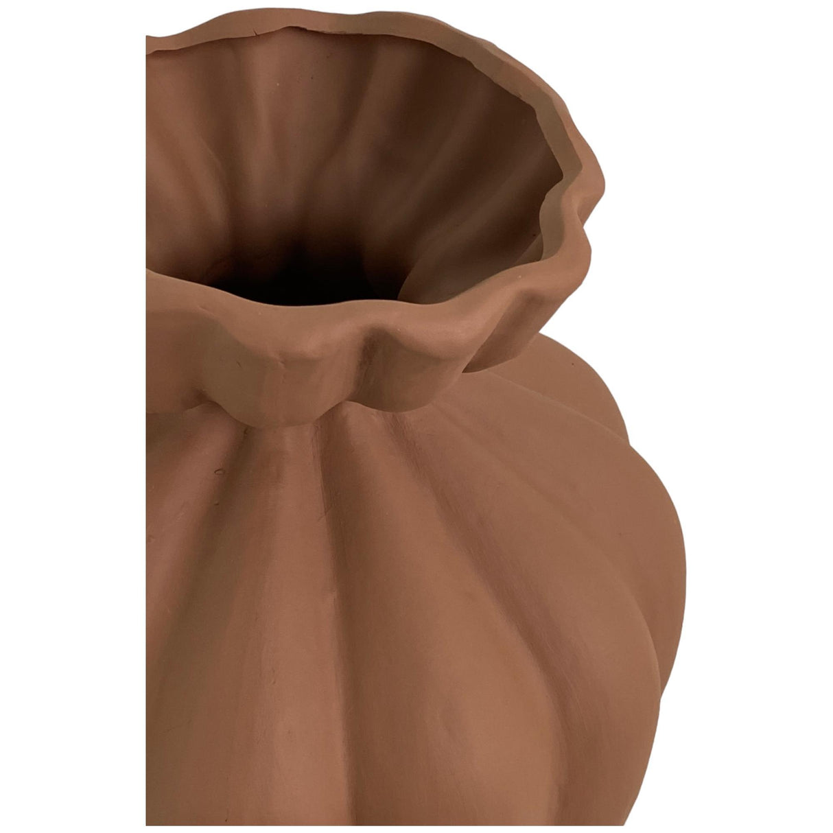 NATURALLY BOHO BROWN VASE 26 X 26 X 36 CM