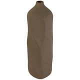 ARTSY AUBURN BEIGE VASE 13 X 13 X 40.5 CM