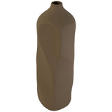 ARTSY AUBURN BEIGE VASE 13 X 13 X 40.5 CM