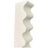 DIGITAL SCENT WHITE VASE 10.5 X 9 X 41.5  CM