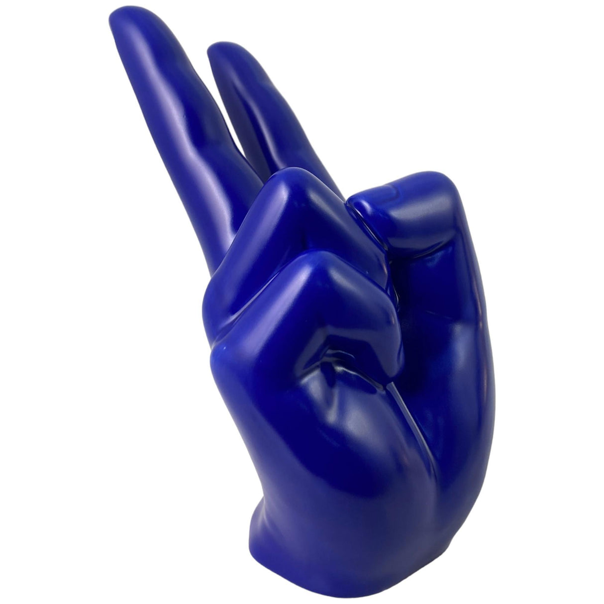 DIGITAL SCENT BLUE SCULPTURE 9 X 13.5 X 15  CM