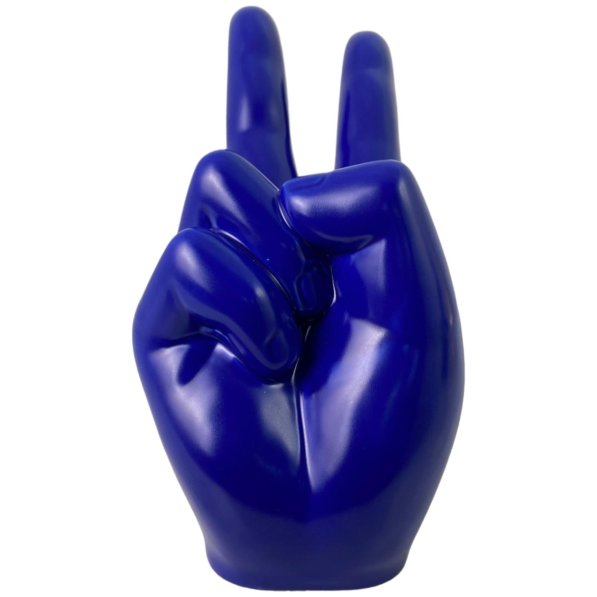 DIGITAL SCENT BLUE SCULPTURE 9 X 13.5 X 15  CM