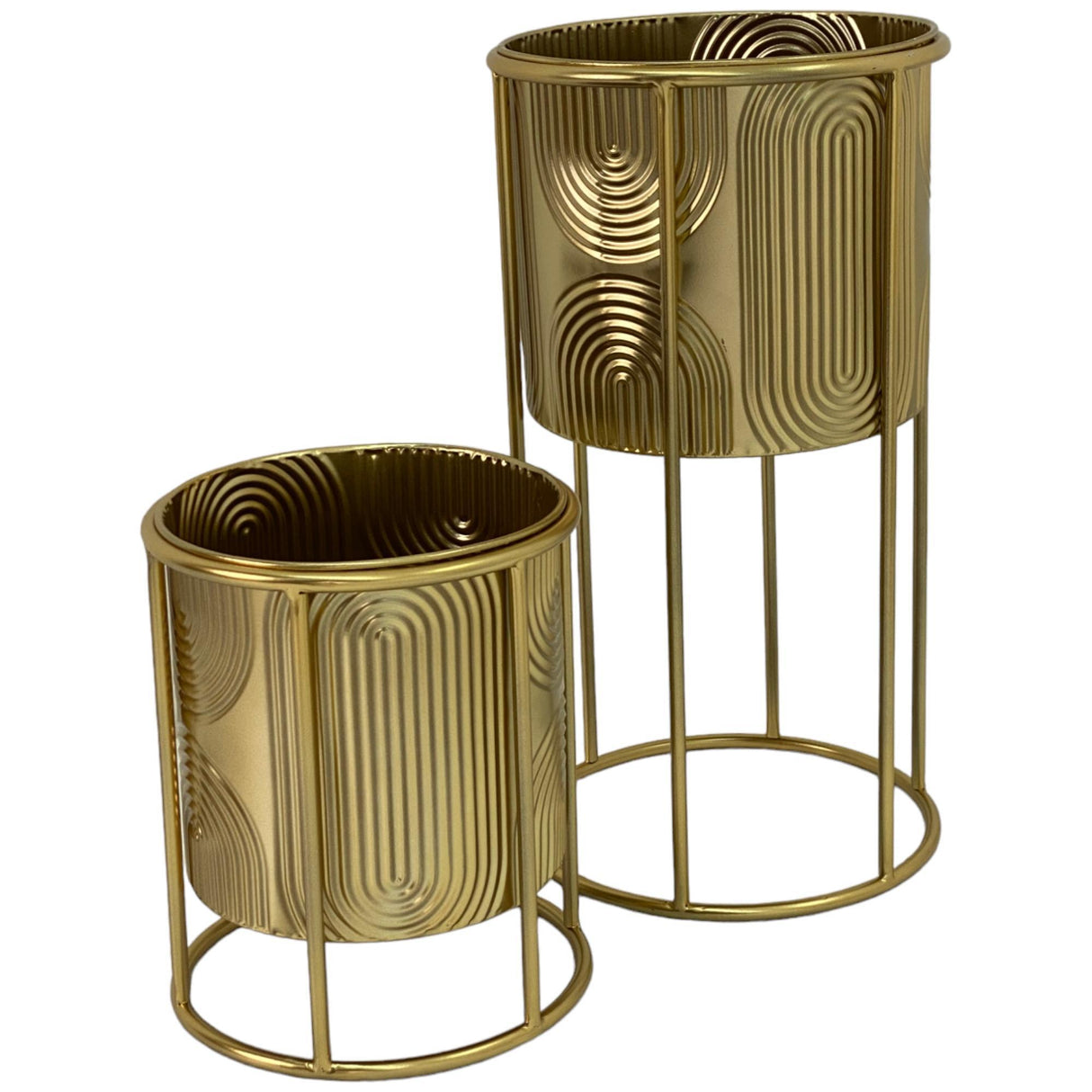 WABI SABI LUXURY GOLD PLANTER 21 X 21 X 40 CM