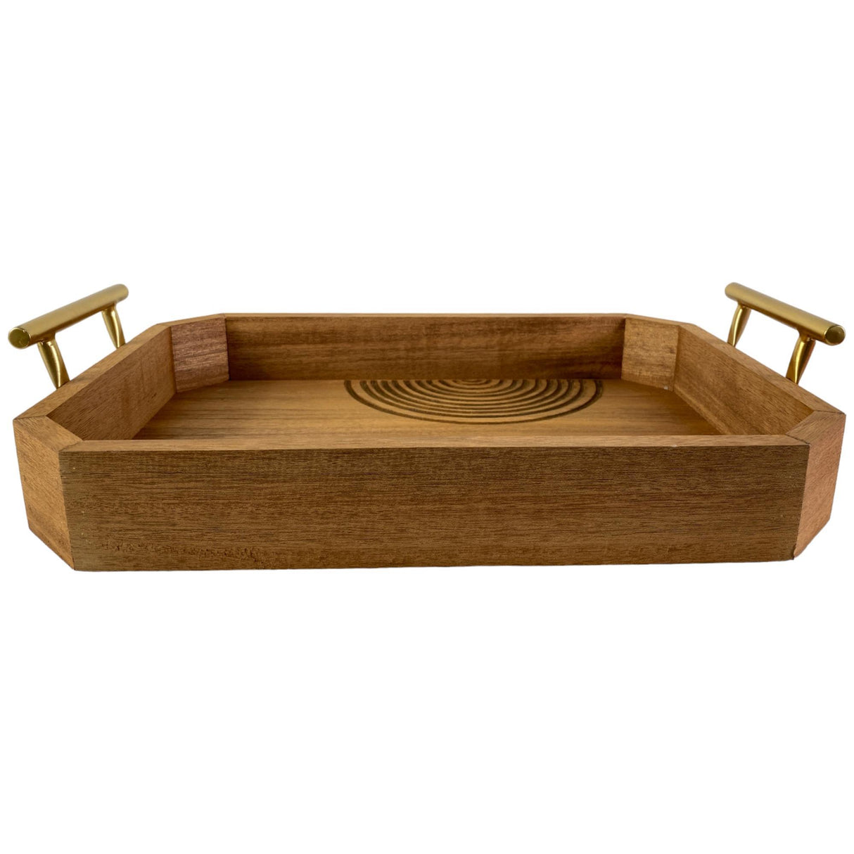 WABI SABI LUXURY BROWN TRAY 47 X 30.5 X 10  CM