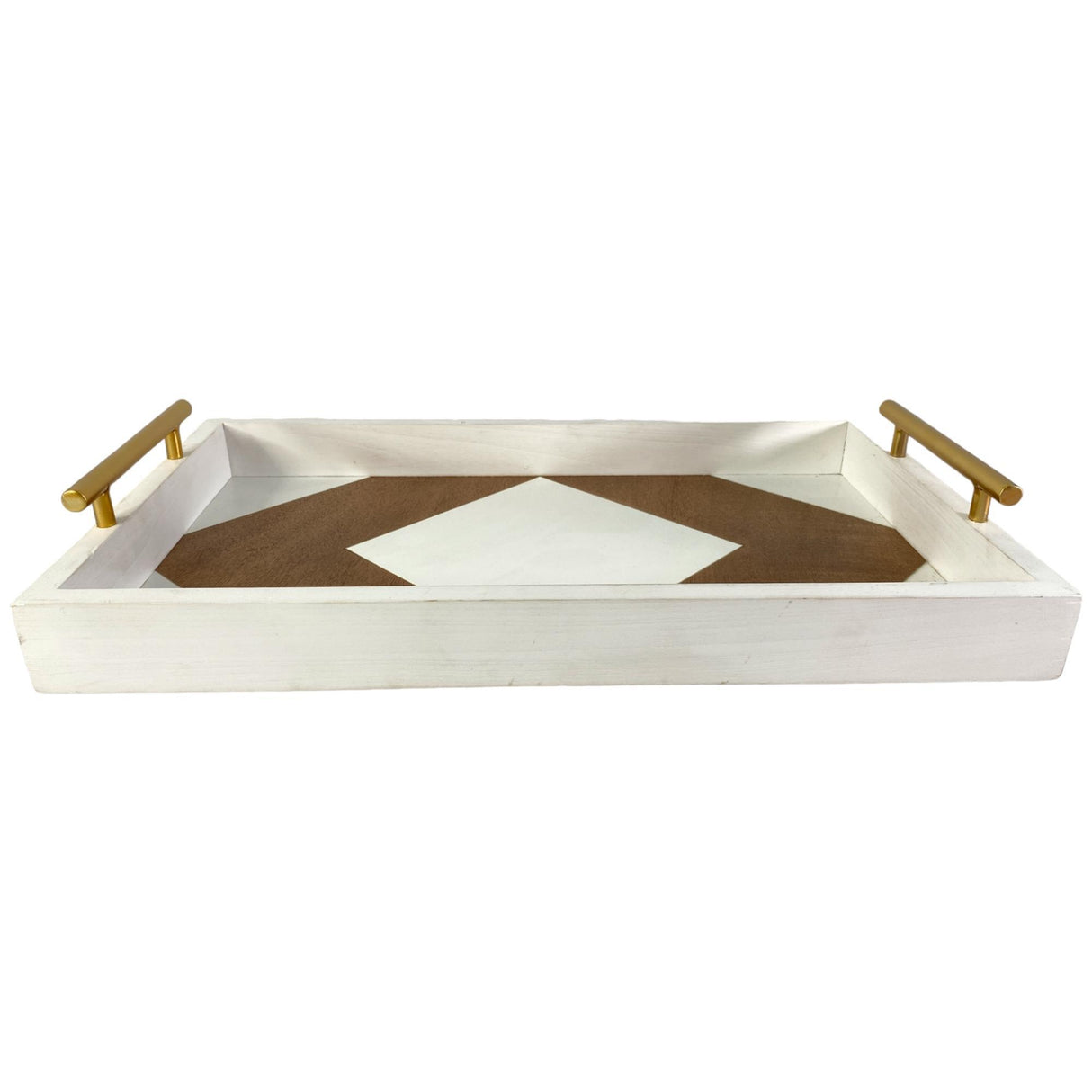 WABI SABI LUXURY WHITE TRAY 50.8 X 29.2 X 8.3  CM