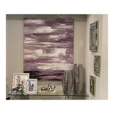 MIDNIGHT PLUM PURPLE ART WORK 80 X 3 X 100 CM