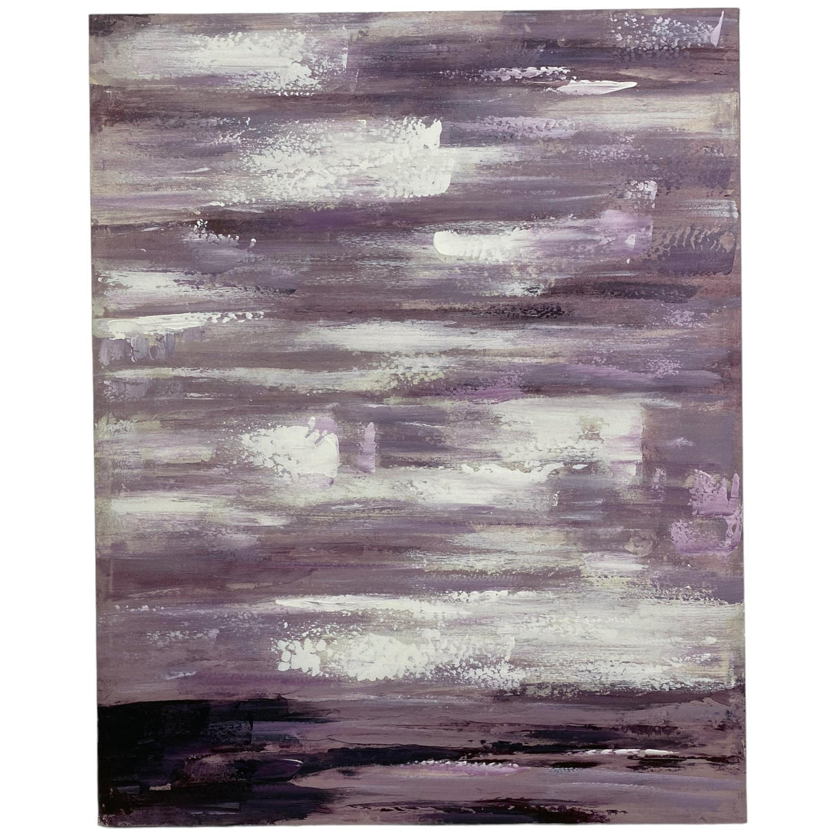 MIDNIGHT PLUM PURPLE ART WORK 80 X 3 X 100 CM