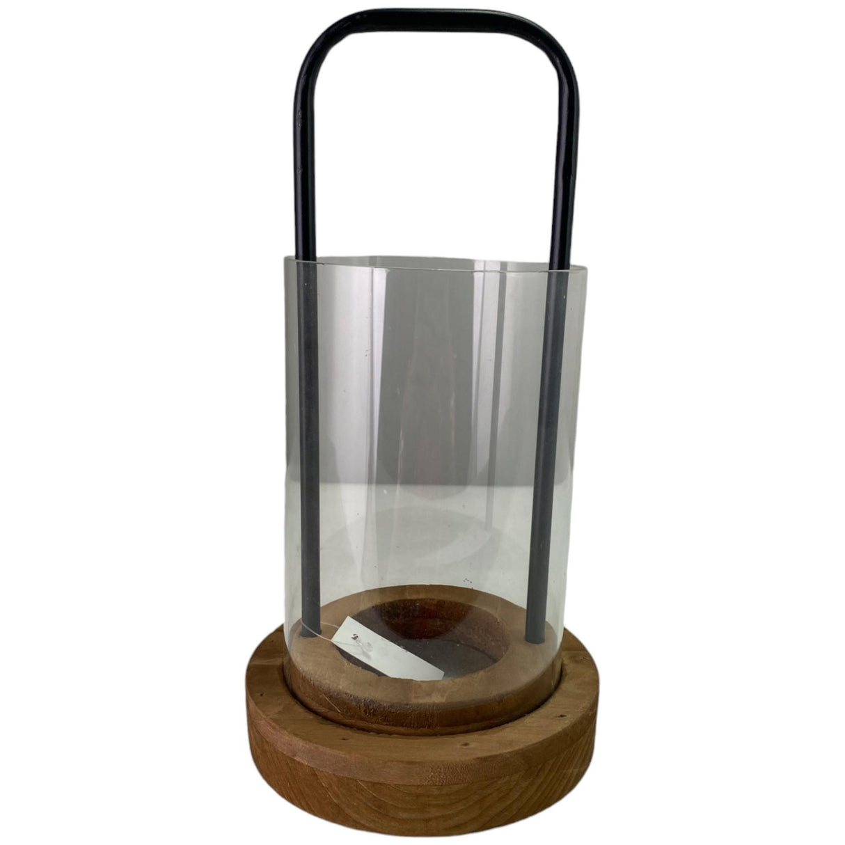 MODERN INDUSTRIAL BROWN CANDLE HOLDER 15 X 15 X 29.5  CM