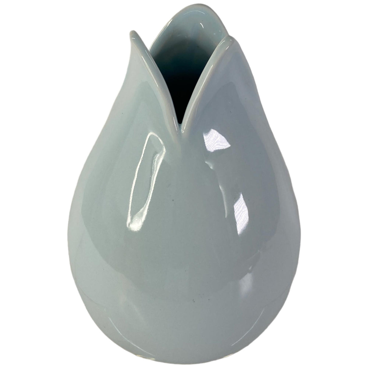 BLUE HEAVEN WHITE VASE 13 X 13 X 19 CM