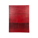 SCARLET RED ART WORK 90 X 2.8 X 120  CM