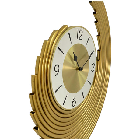 SILVERY GOLD GOLD CLOCK 48 X 4 X 58 CM