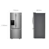 LG FRENCH DOOR REFRIGERATOR WITH WATER DISPENSER