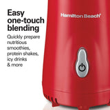 HAMILTON BEACH BLENDER ONE TOUCH TRAVEL JAR 120V RED