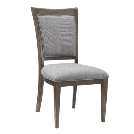 HOME ELEGANCE SARASOTA DRIFTWOOD BROWN FINISH SIDE CHAIR