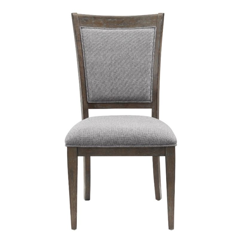 HOME ELEGANCE SARASOTA DRIFTWOOD BROWN FINISH SIDE CHAIR