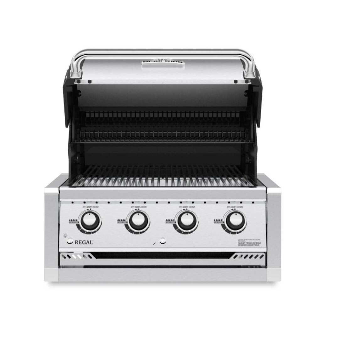 BROIL KING REGAL S420 STAINLESS STEEL 4 BURNERS BBQ GRILL LP GAS