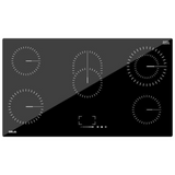 DRIJA 35 INCH INDUCTION COOKTOP WITH 5 BURNERS AND TEMPERATURE CONTROL