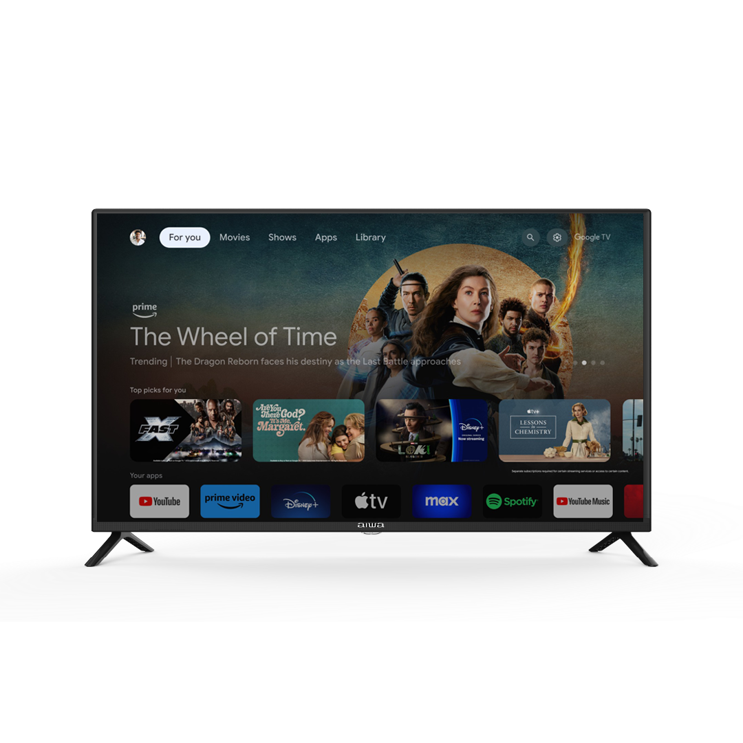 AIWA  32 INCH  SMART FLAT SCREEN TELEVISION GOOGLE ASSISTANT BUILT-IN