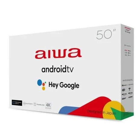 AIWA 50 INCH  SMART FLAT SCREEN TELEVISION GOOGLE ASSISTANT BUILT-IN