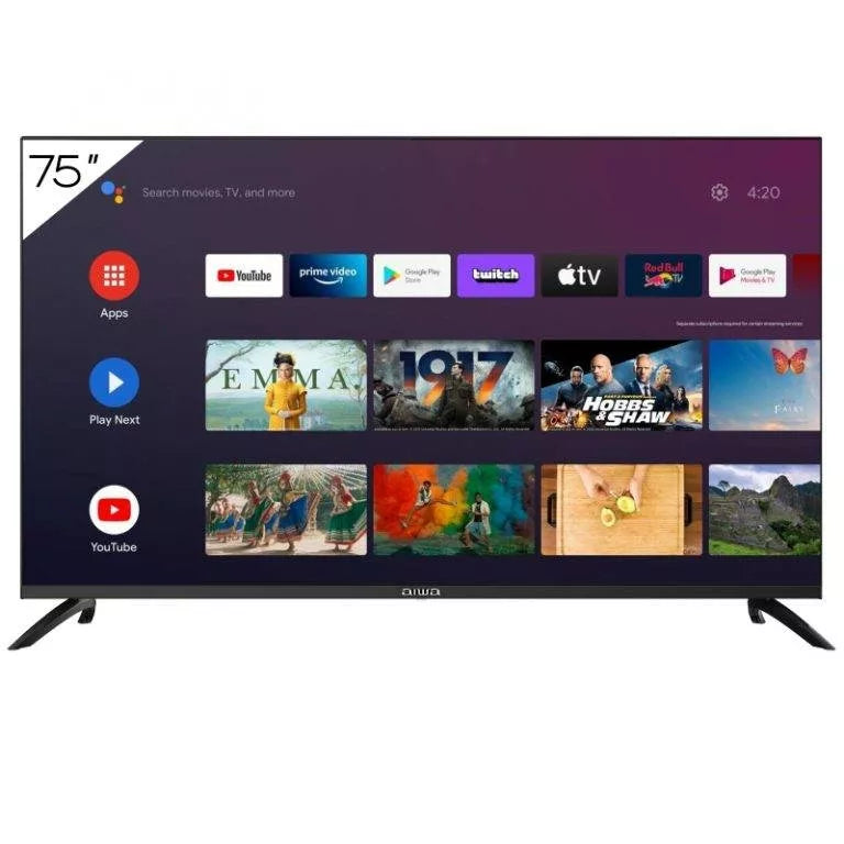 AIWA TELEVISION 75" 4K SMART/GOOGLE TV