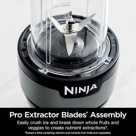 NINJA NUTRIBLENDER PERSONAL BLENDER 700 W 2 GLASSES TO GO DISHWASHER SAFE