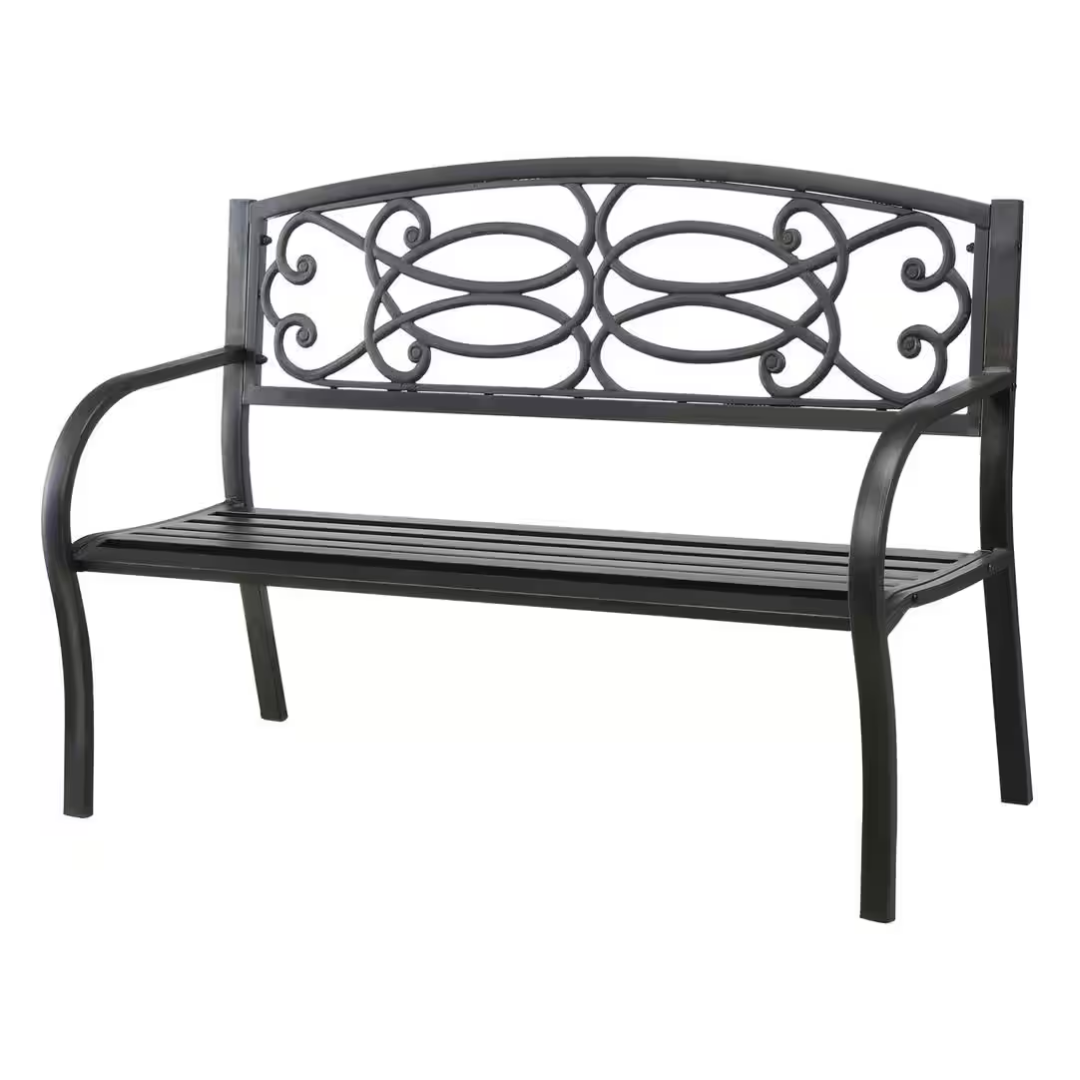 POTTER PATIO STEEL BENCH