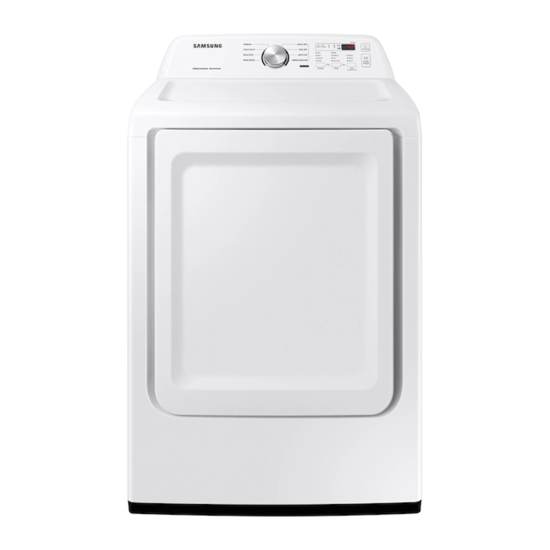 SAMSUNG TOP LOAD GAS DRYER 7.2 CFT. WITH SENSOR DRY IN WHITE