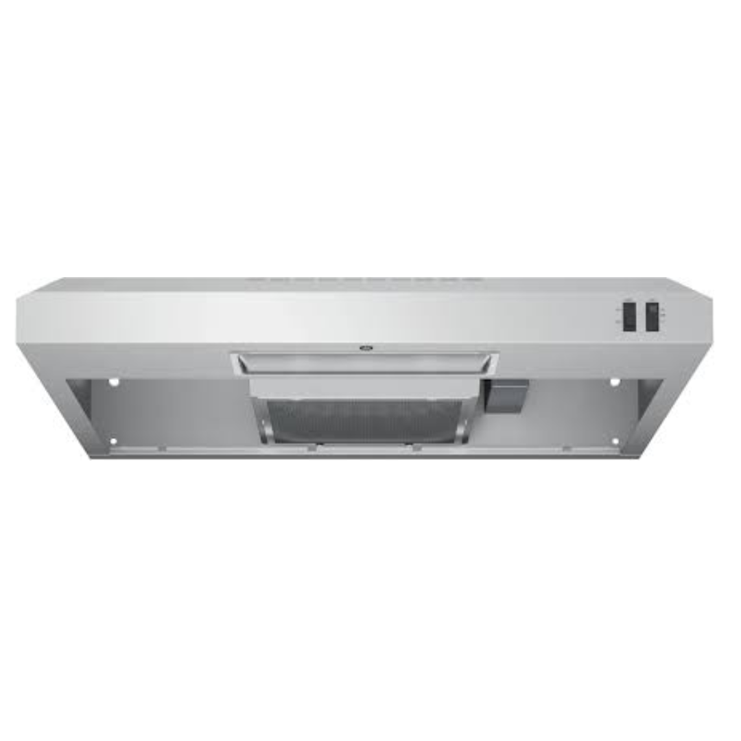 GENERAL ELECTRIC 30 INCH STAINLESS STEEL UNDER CABINET RANGE HOOD