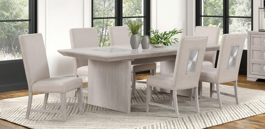 ARGENTHART 7 PIECE DINING SET GREY