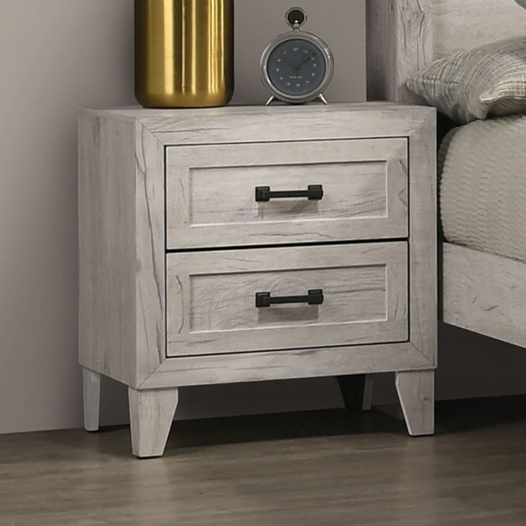 MYSEN NIGHTSTAND WHITE WASH