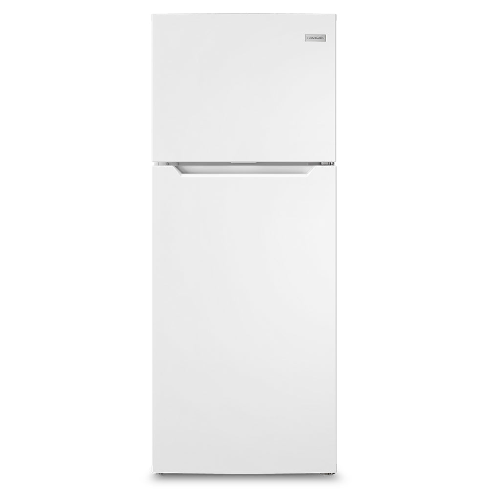 FRIGIDAIRE  15 CFT WHITE  TOP MOUNT REFRIGERATOR FROST FREE LED LIGHTS GLASS SHELVES