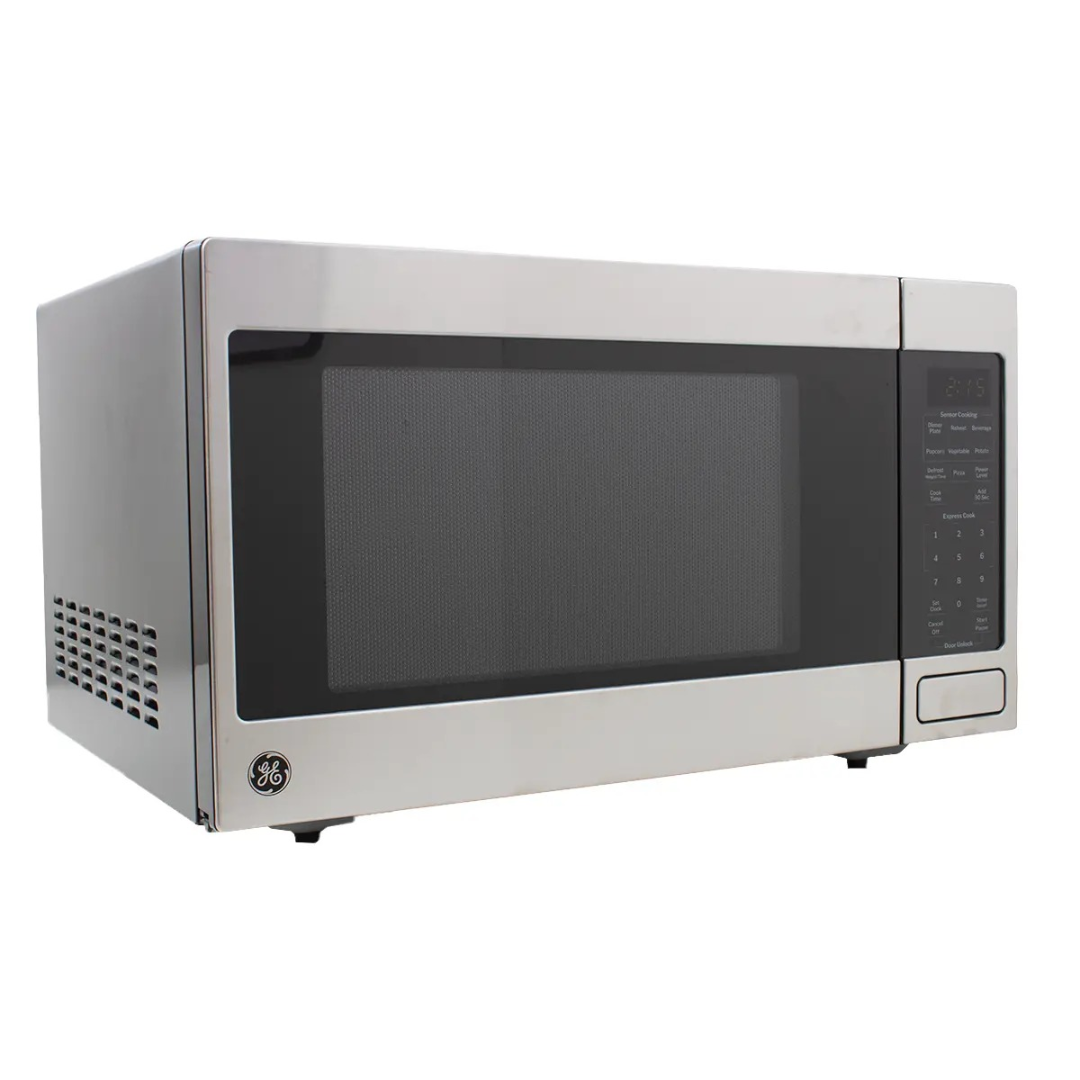 GE 1.6 CU FT COUNTERTOP STAINLESS STEEL MICROWAVE OVEN