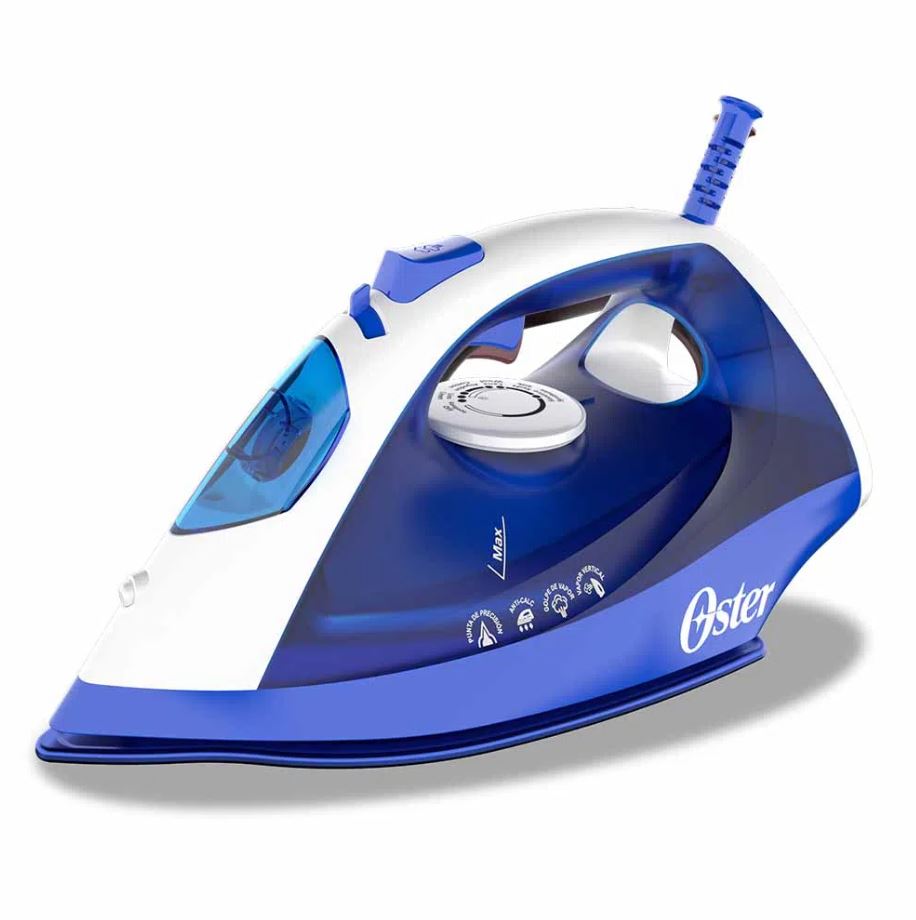 OSTER   WHITE/ BLUE STEAM IRON NON STICK