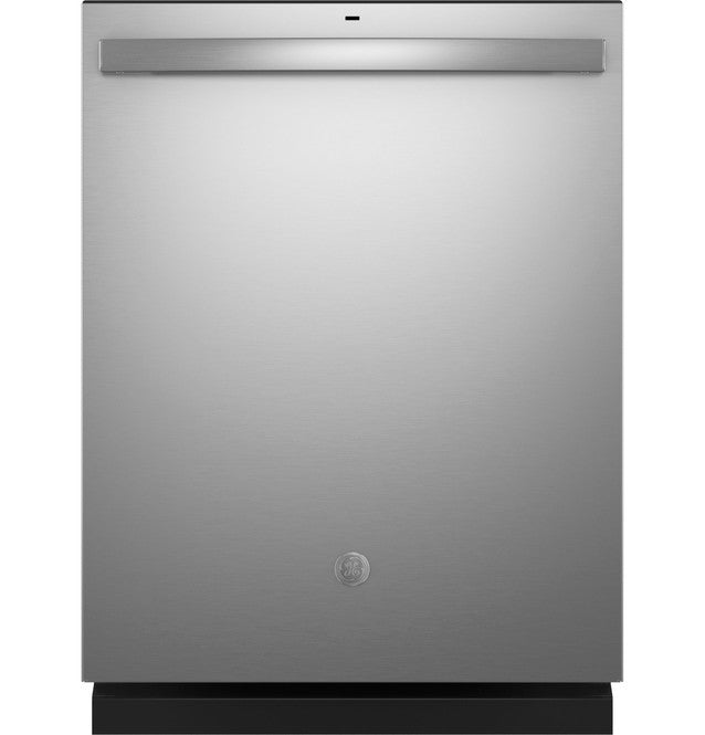 GENERAL ELECTRIC 24 INCH DISHWASHER TOP CONTROL WITH PLASTIC INTERIOR  WITH SANITIZE CYCLE & DRY BOOST