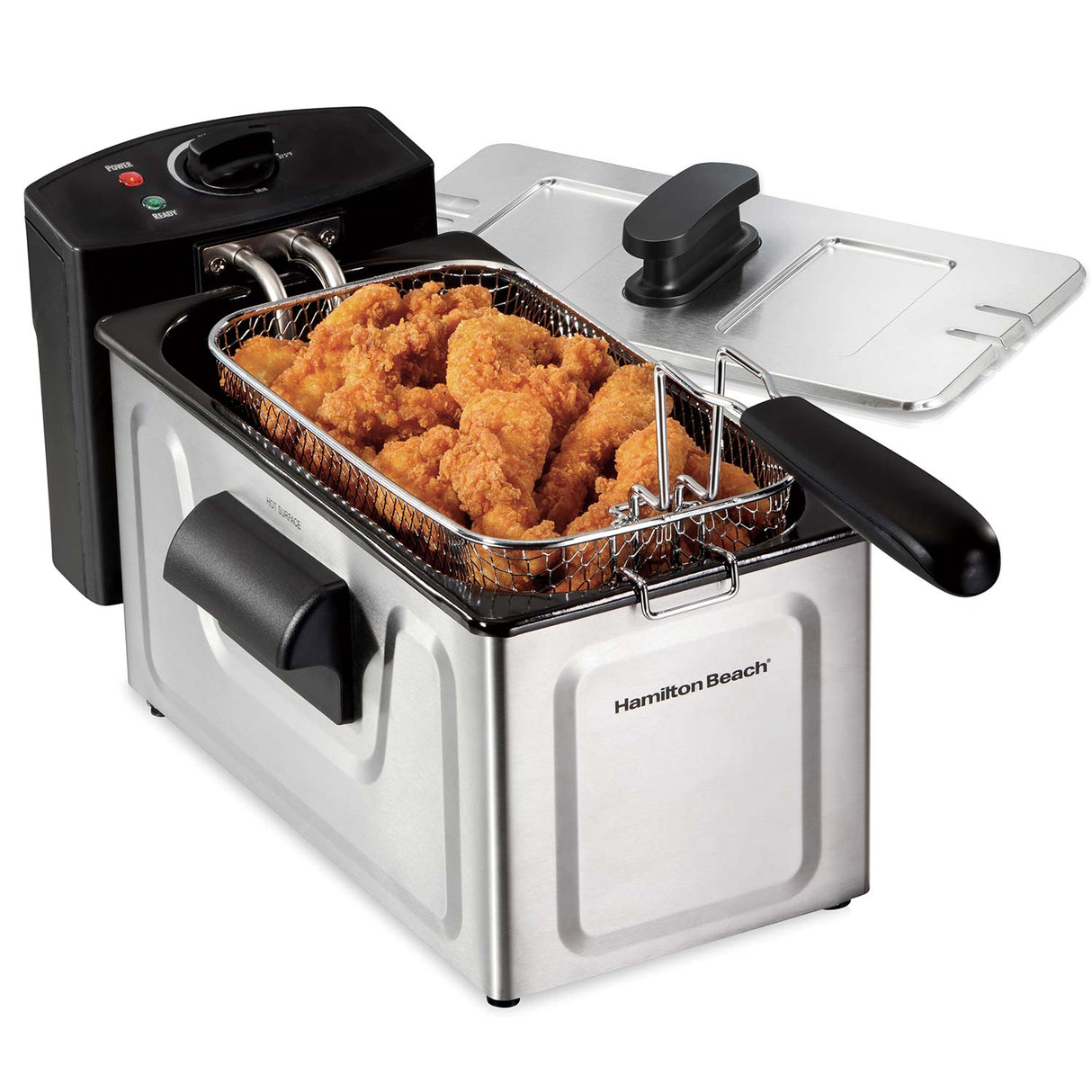 HAMILTON BEACH 1800 W 8 CUP ELECTRIC DEEP FRYER