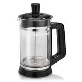 HAMILTON BEACH 1 LITRE FRENCH PRESS COFFEE MAKER WITH COCOA ATTACHMENT