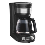 HAMILTON BEACH - COFFEE MAKER DRIP 12 CUP 120V BLACK