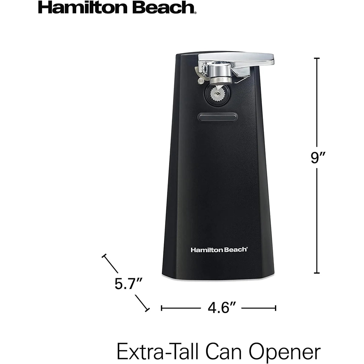 HAMILTON BEACH - AUTOMATIC CAN OPENER 120V BLACK