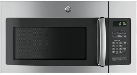 GE PROFILE 1.6 CFT STAINLESS STEEL 10 POWER OVER THE RANGE MICROWAVE BAKE/ROAST OPTIONS